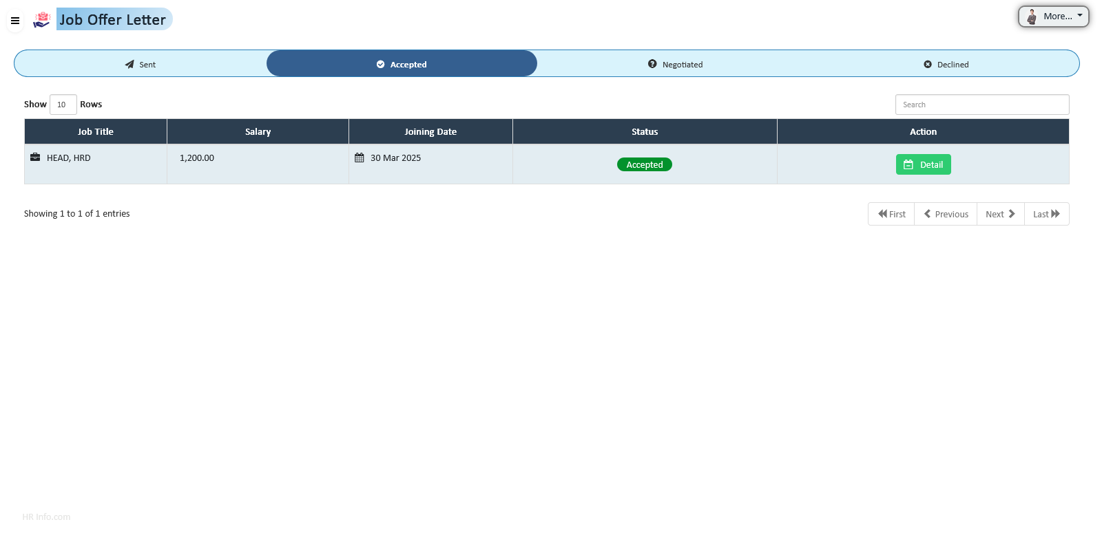 Job Offer and Onboarding
